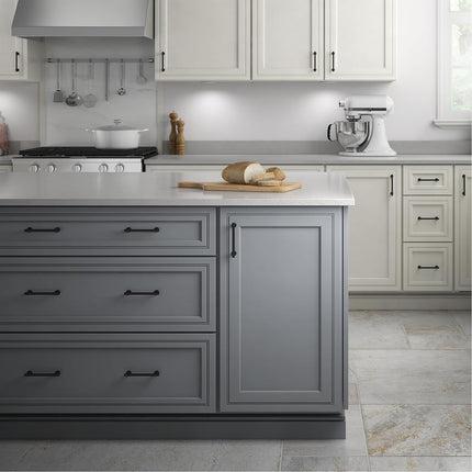 Franklin Brass Bar (20-Pack) Cabinet Handles 5-1/16" Hole Center Pulls | Matte Black Hardware Kitchen Door, Drawers, Dressers, Furniture P29618K-FB-B2