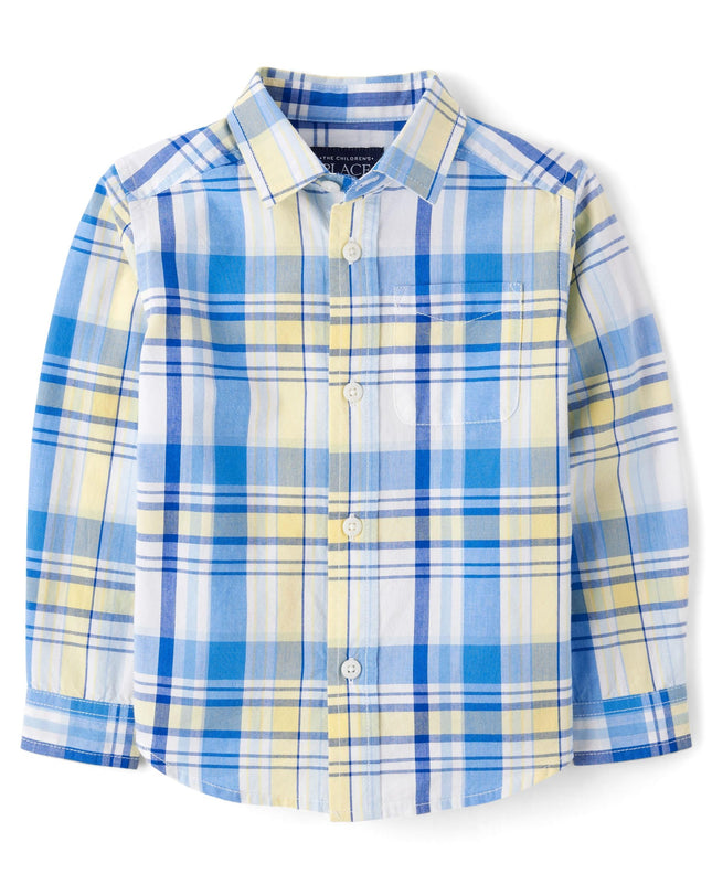 The Children's Place Boys' and Toddler Poplin Long