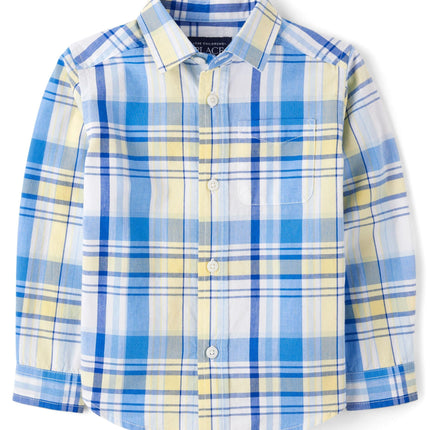 The Children's Place Baby Boys' and Toddler Poplin