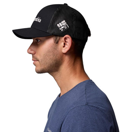 Columbia Unisex Mesh Snap Back, Snap Back Cap, Black, One Size