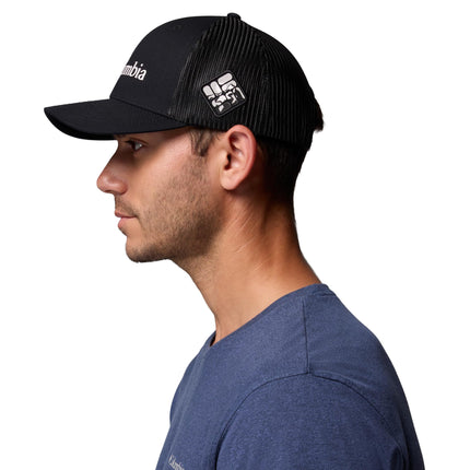 Columbia Unisex Mesh Snap Back, Snap Back Cap, Black, One Size