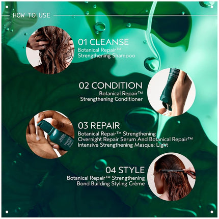 Aveda Botanical Repair Intensive Strengthening Masque Light | Bond-Building Hair Mask for Stronger Hair | Deep Conditioner | Detangles, Softens Fine to Medium Hair | 98% Naturally Derived*, 350ml