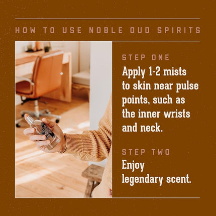 Spirits - Noble Oud by 18.21 Man Made for Men - 3.4 oz Parfum Spray