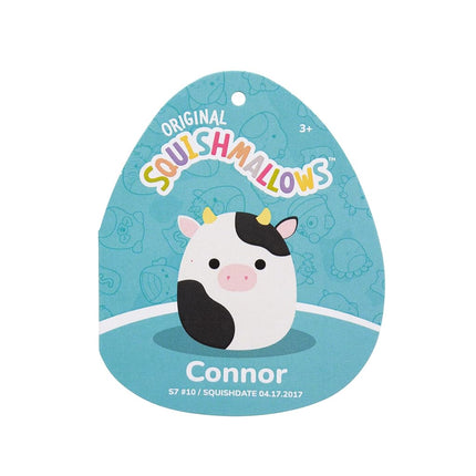 Squishmallows Original 7.5-Inch - Connor the Black and White Cow