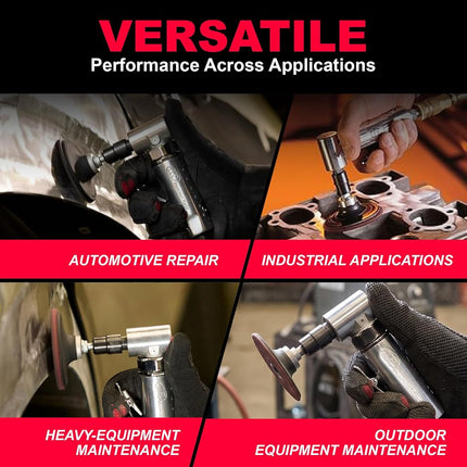 Ingersoll Rand Die Grinder 301B, Replaced by 301B-M, 6mm Collet Right Air Die Grinder, 21,000 RPM, Ball-Bearing Construction, Housing, Lightweight, 1-Unit, Angle, Aluminium, Value