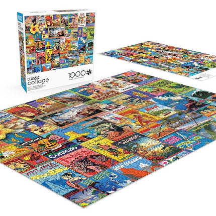 Buffalo Games - Classic Collage - Lewis T Johnson - 1000 Piece Jigsaw Puzzle for Adults Challenging Puzzle Perfect for Game Nights - Finished Puzzle Size is 26.75 x 19.75