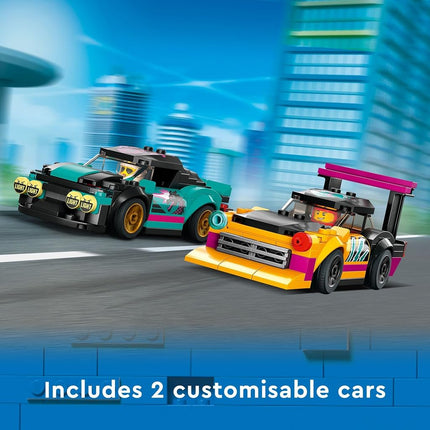 LEGO City Custom Car Garage 60389, Toy Set with 2 Customizable Cars, Mechanic Workshop and 4 Mini Figures, Birthday Gift Idea for Boys and Girls from 6 Years