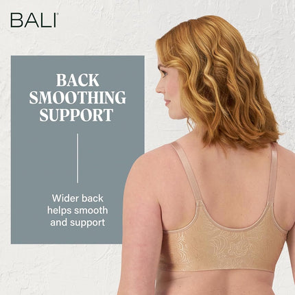 Bali Women's Comfort Revolution Front-Close Shaping Underwire Bra Df3p66 - Beige - 40DD