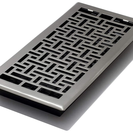 Decor Grates AJH614-NKL Oriental Floor Register, 6