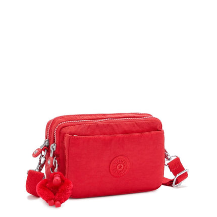 Sac bandoulière convertible Kipling Abanu Multi pour femme, rouge, taille unique