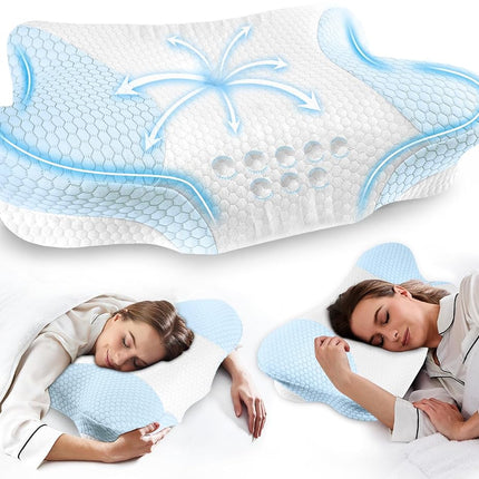 VJASD Queen Size Cervical Neck Pillows