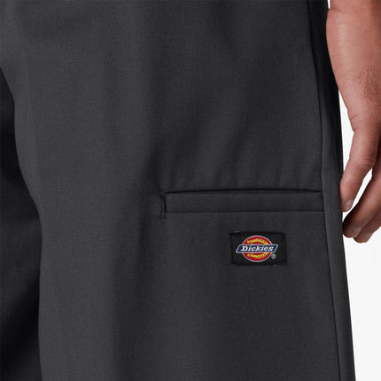Dickies Pantalón Corto de Trabajo para Hombre con Bolsillo Multiusos, Negro, 36, Entrepierna de 38 cm