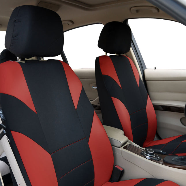 Full Set of Road Master Car Seat Covers, Red