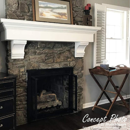 2"W x 5"D x 8 3/8"H Standard Rockford Architectural Grade PVC Corbel