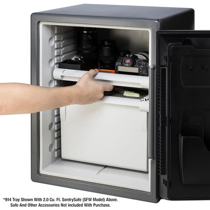 SentrySafe 914 Bandeja Accesorio, Blanco, para Cajas Fuertes contra Incendios SFW205