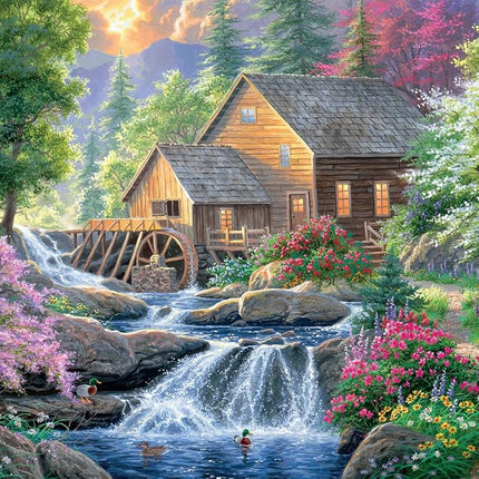 Buffalo Games - Summertime Mill - 500 Piece Jigsaw Puzzle for Adults