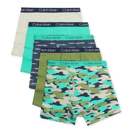 Calvin Klein Boys' Modern Cotton Assorted Boxer Br