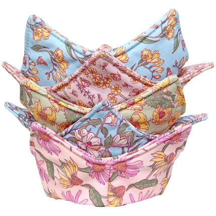 ROGITU Cotton Microwavable Bowl Cozy, Microwave-Sa