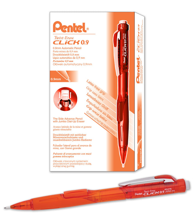 Pentel Twist-Erase CLICK Mechanical Pencil (0.9mm)