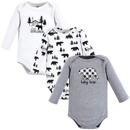 Hudson Baby unisex-baby Cotton Long-sleeve Bodysui