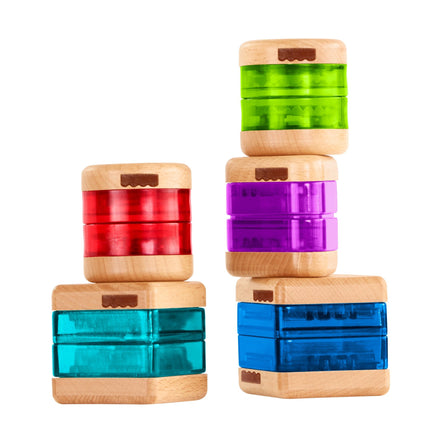 Fisher-Price Wooden Toys Surprise Inside Shapes Set