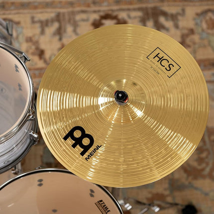 Meinl Cymbals HCS Crash-Ride Cymbal 18 inch (Video) for Drum Set (45,72cm) Traditional Finish Brass, Made in Germany (HCS18CR)