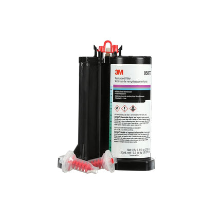 3M Reinforced Body Filler, 05877, 276 mL DMS Cartridge