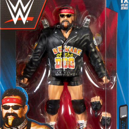 Figura de acción de colección Elite de Rick Steiner de WWE de Mattel con accesorios, articulación y detalles realistas, juguete coleccionable, 15,24 cm, (HKP08)