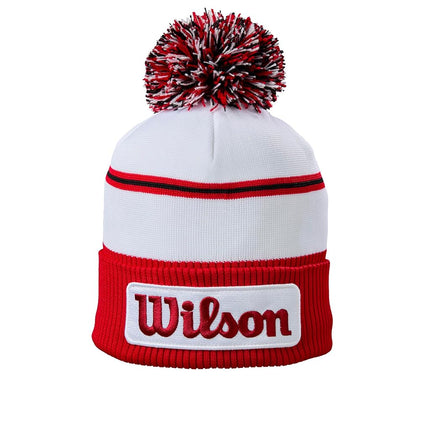 Wilson Tour Beanie White/Red