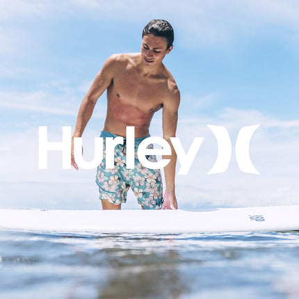 One and Only Heather 18" Board Shorts, Signal Blue, 30