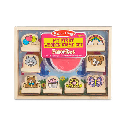 Melissa & Doug My First Wooden Stamp Set � Favorit