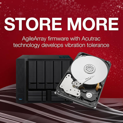 Seagate IronWolf Pro, 16 TB, NAS Internal Hard Drive, CMR 3.5 Inch, SATA 6 Gb/s 7,200 RPM, 256 MB Cache, for RAID Network Attached Storage, 3 years Rescue Services, FFP (ST16000NE000)