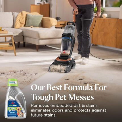 Bissell Professional Pet Carpet Cleaner Shampoo, 48 Ounce, Silver