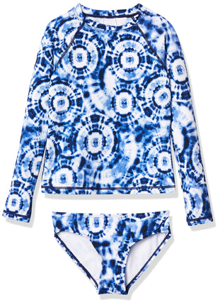 Kanu Surf Girls' Long Sleeve Rashguard UPF 50 Two 