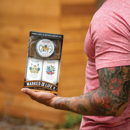 Kit de Cuidado para Tatuajes Marked IV Life de Billy Jealousy