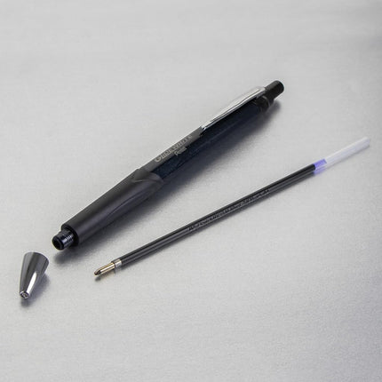 Pentel Glidewrite Signature Ballpoint Pen Black Barrel, (1.0mm) Medium Line, Black Ink, 12 Pens (BX930A-A)