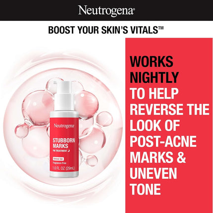 Neutrogena Stubborn Marks PM Treatment with Retinol, Fl oz