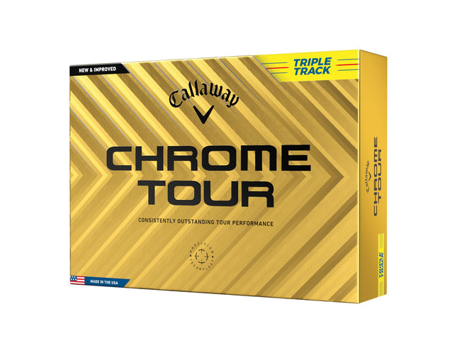 Callaway Golf Chrome Tour Golf Ball, Triple Track,