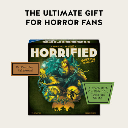 Ravensburger Horrified: American Monsters Strategy Board Game for Ages 10 & Up