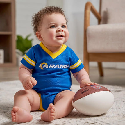 Gerber Unisex Baby Standard NFL Jersey Onesie Bodysuit, Team Color, 3-6 Months