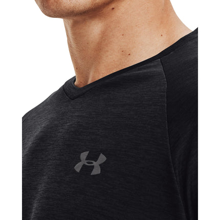 Under Armour Men's Tech 2.0 V-neck Short-sleeve T-shirt Short Sleeve, Black (001 Graphite, 3XL Tall UK