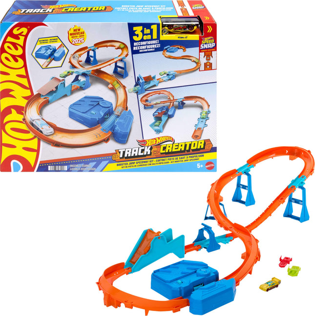 Hot Wheels Track Creator Boosted Jump Speedway Set