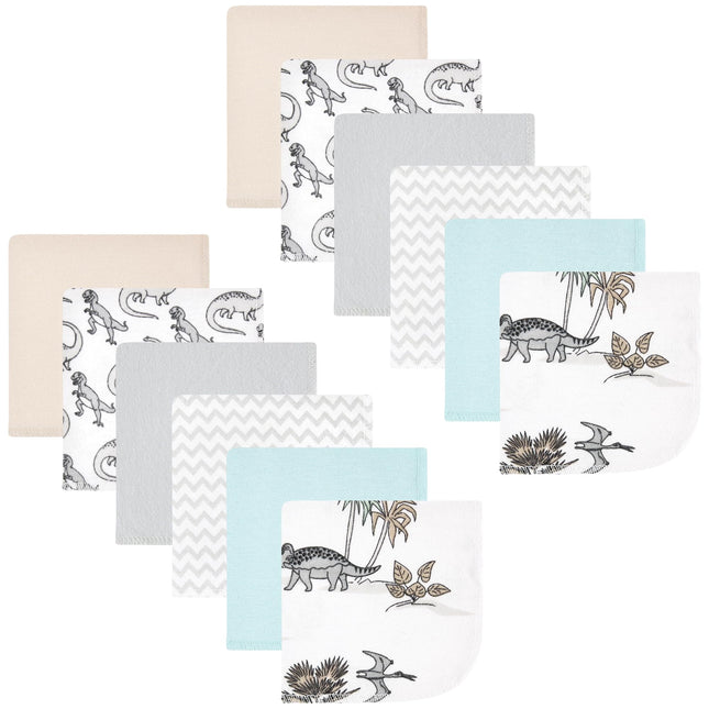 Hudson Baby Unisex Baby Flannel Cotton Washcloths 