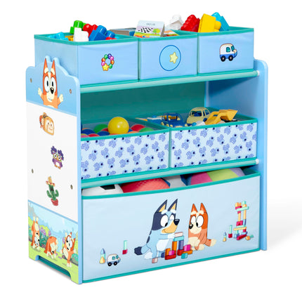 Delta Children - Bluey Design & Store 6 Bin Toy St
