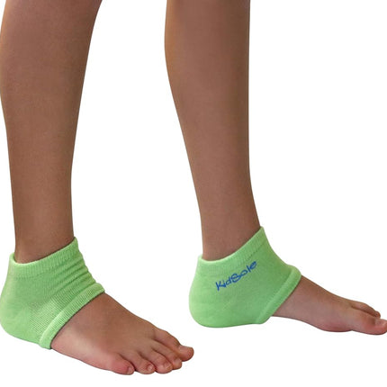 KidSole Sangle de Talon en Gel pour Enfants Souffrant de Sensibilité du Talon due à la Maladie de Sever, à la Fasciite Plantaire. (Vert)
