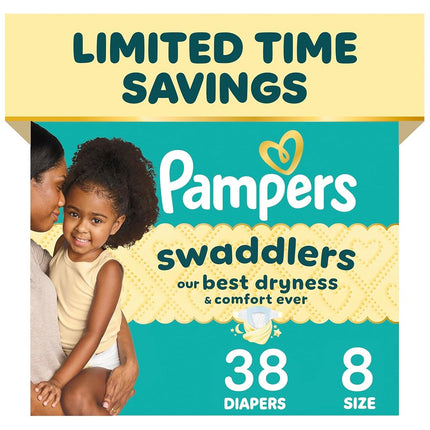 WIAONE Pampers Swaddlers Active Baby Diaper Size 8