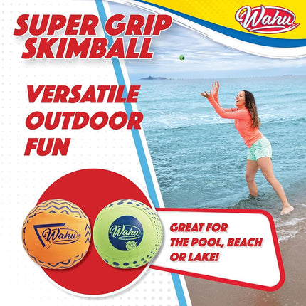 Wahu Super Grip Skimball 2-Pack Green/Orange