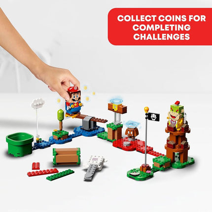 LEGO Super Mario Adventures with Mario Starter Course Set, Buildable Toy Game, Collectible Gifts for Kids, Boys & Girls aged 6 Plus Year Old, with Interactive Figure 71360