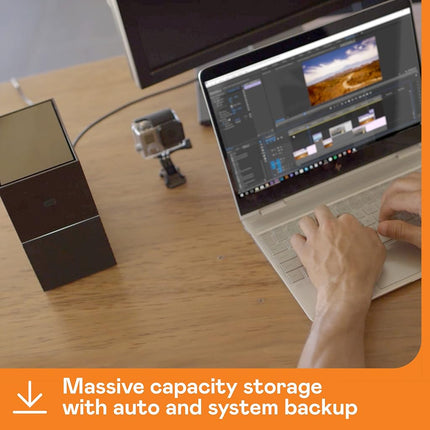 WD 28TB External Hard Drive My Book Duo Desktop RAID, USB 3.1, with Password Protection and Auto Backup Software - WDBFBE0280JBK-NESN