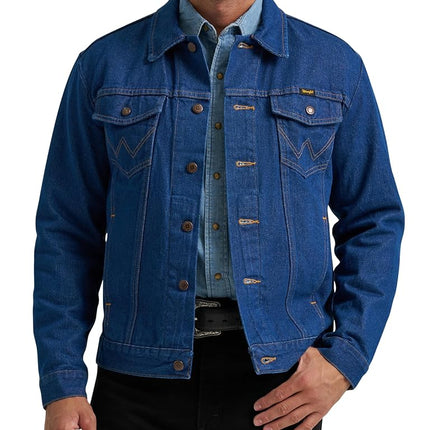Wrangler Men's Western Unlined Denim Jacket Outerwear, XXL